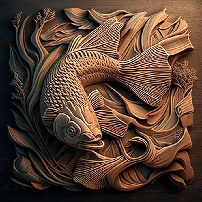 3D модель Рюкін риба (STL)